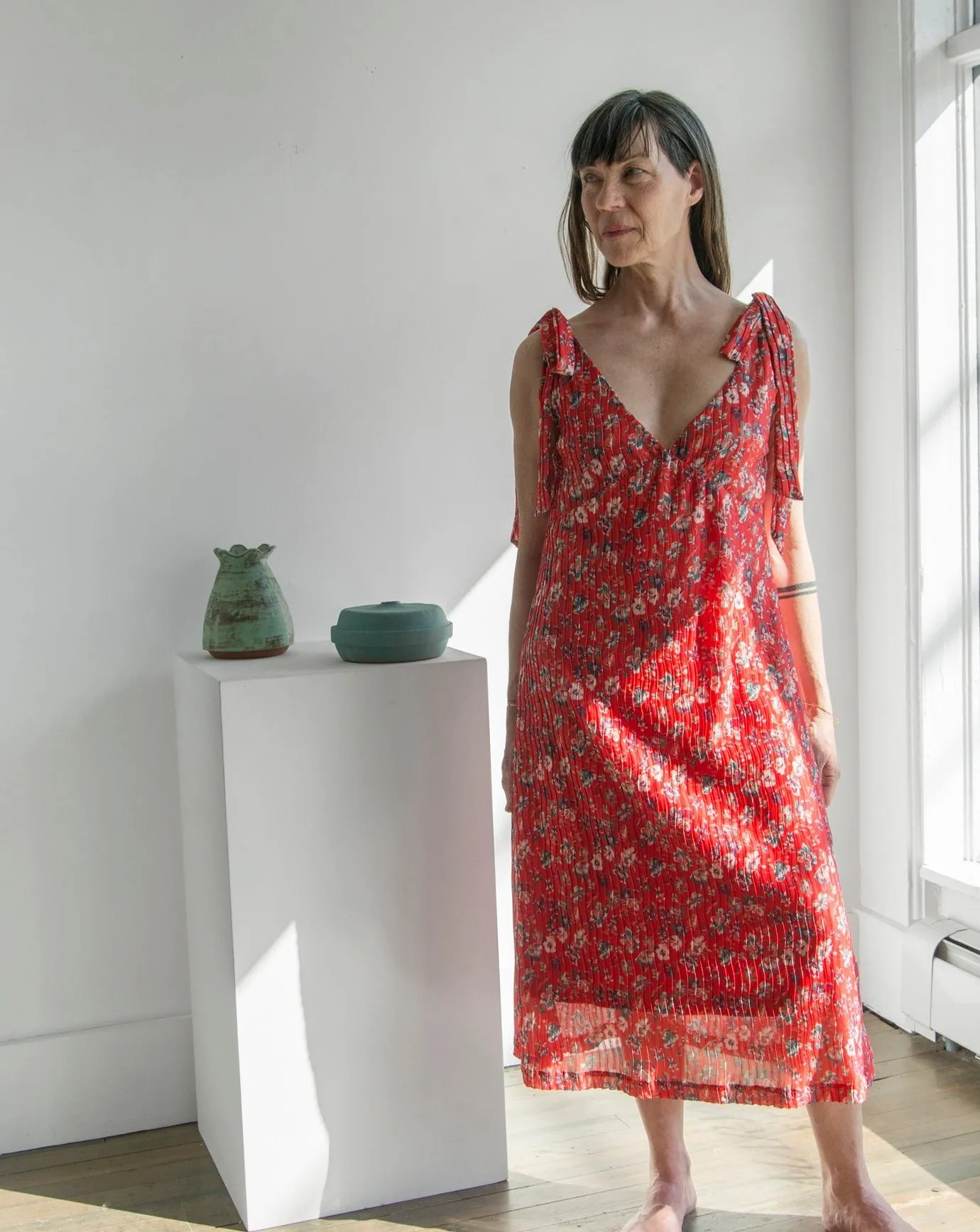 No.6 - Seine Dress in Red Wisteria sold by Mary MacGill product image thumbnail 3