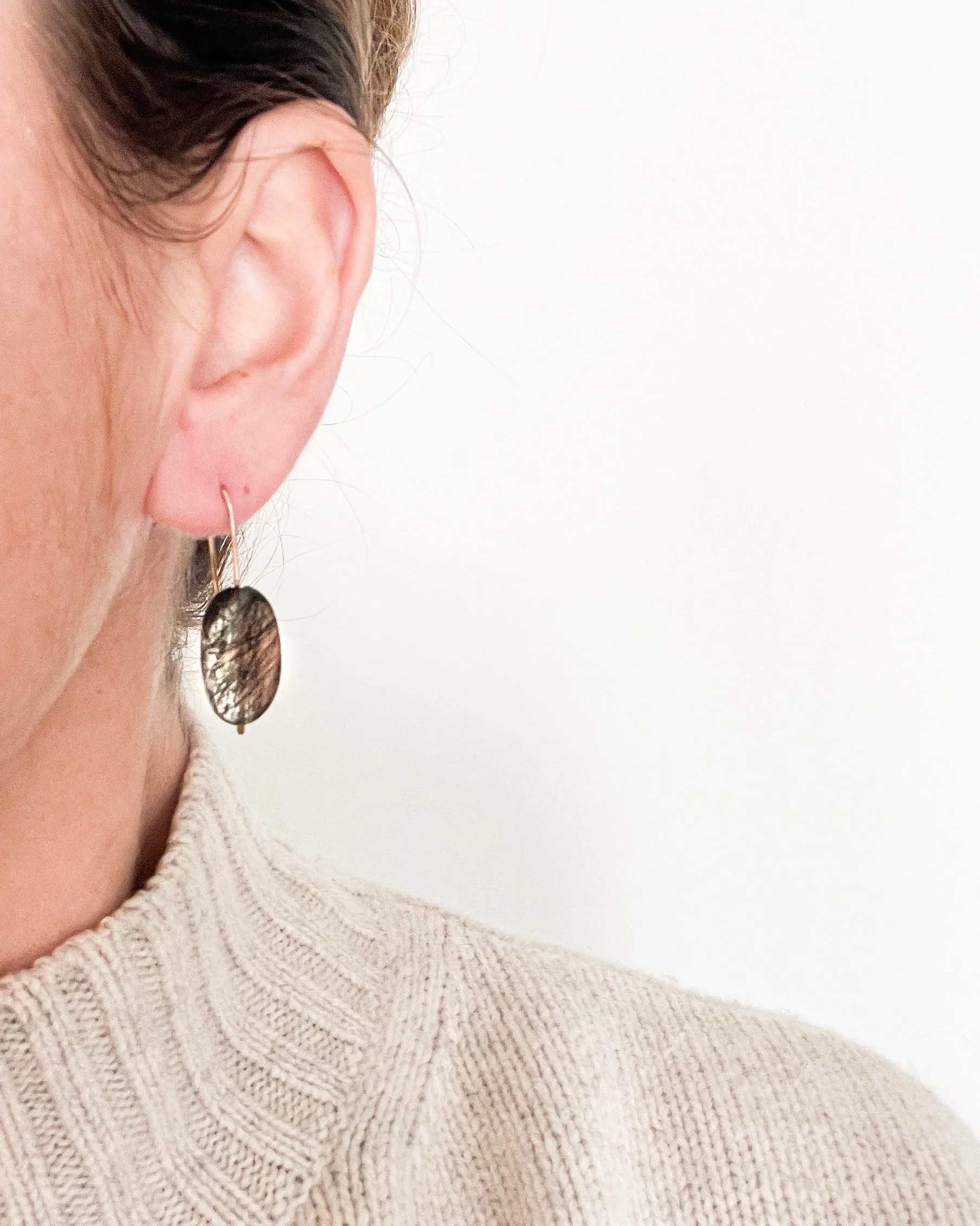 14K Tourmalated Quartz Drop Earrings sold by Mary MacGill