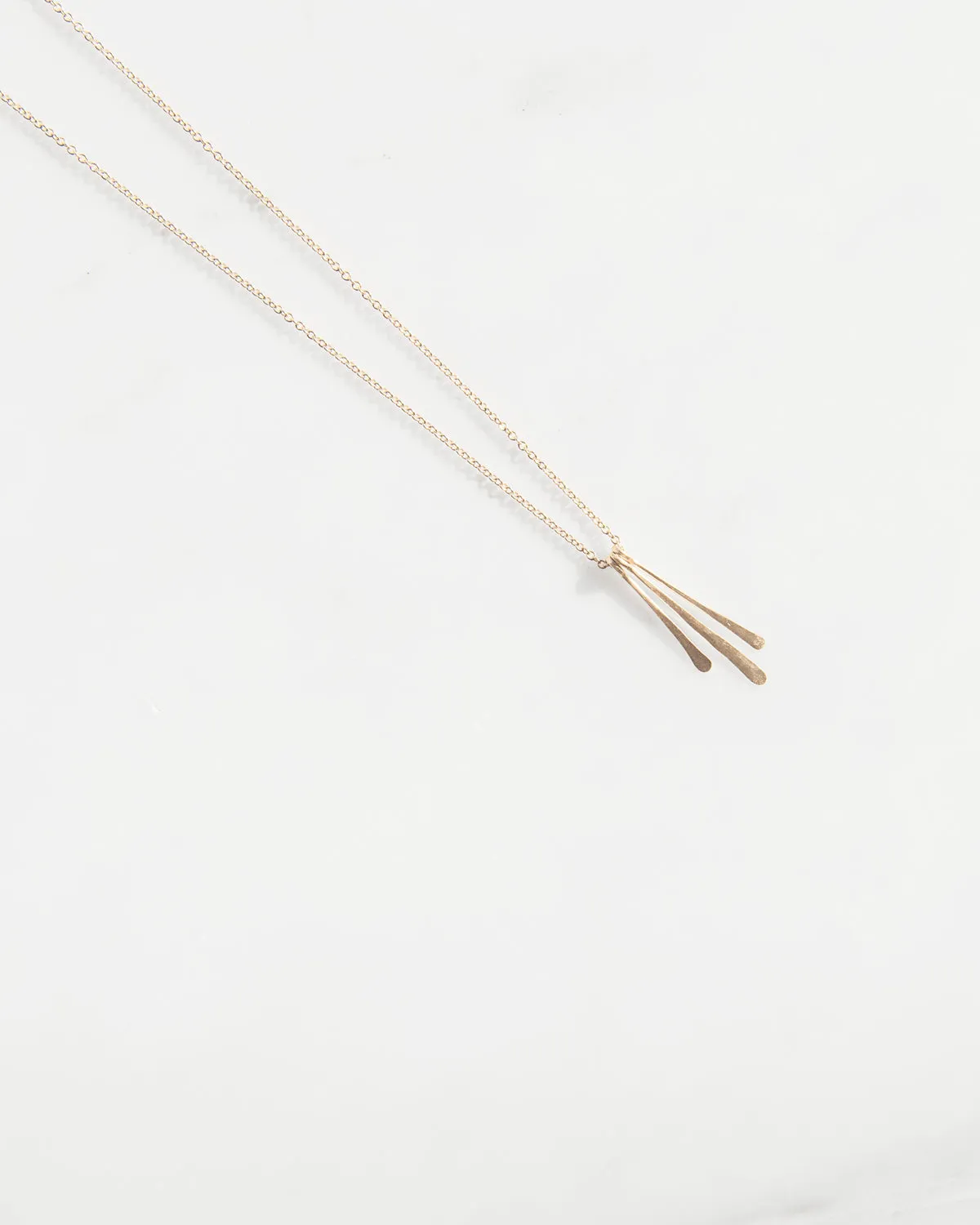 14K Triple Fringe Necklace sold by Mary MacGill