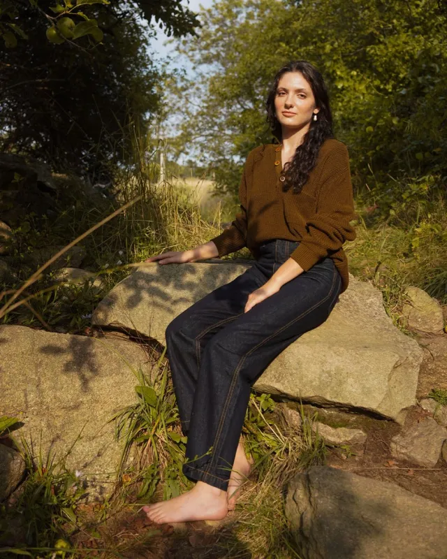 Shaina Mote - Saatchi Sweater in Bronze sold by Mary MacGill