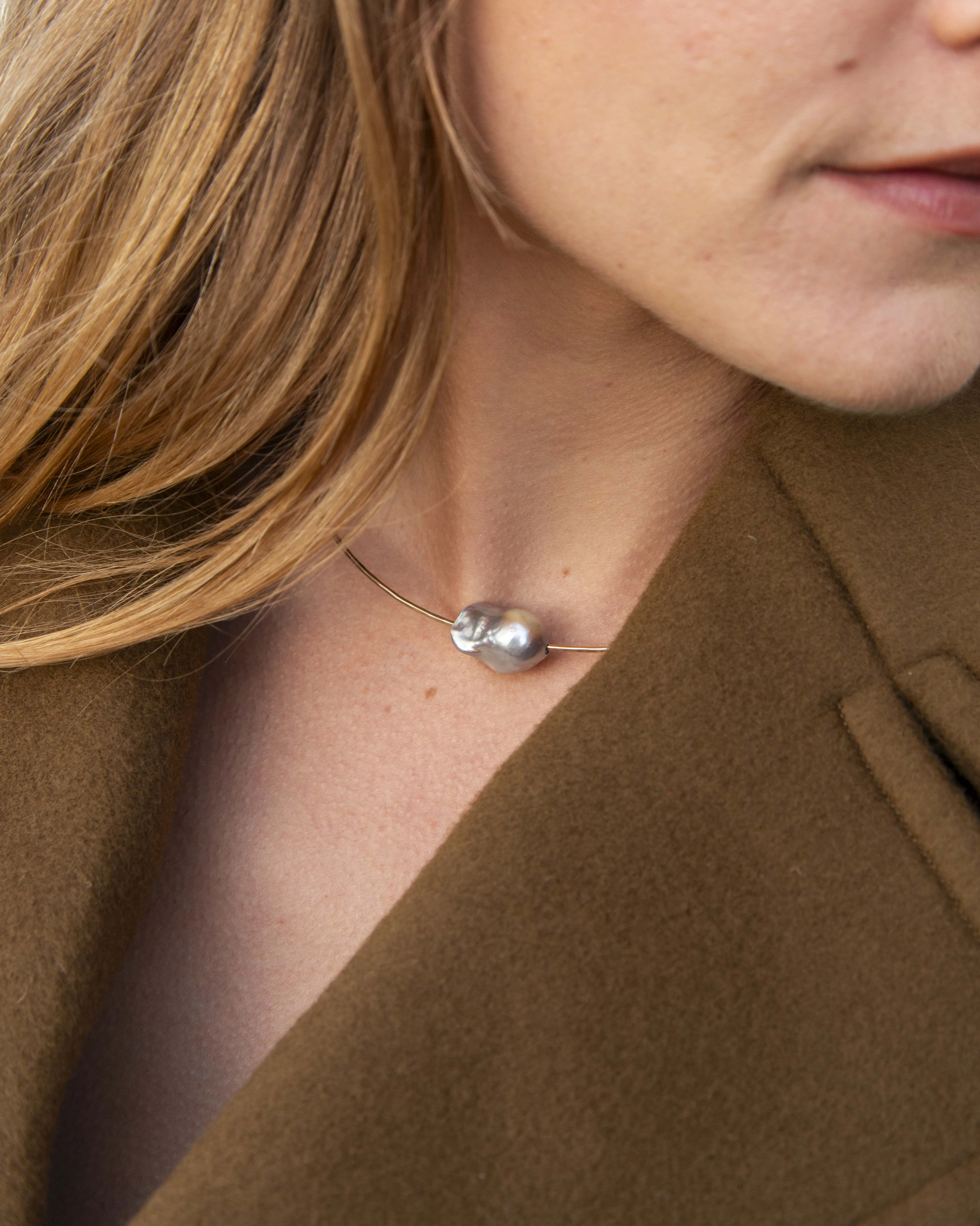 Baroque Pearl Choker sold by Mary MacGill product image thumbnail 3