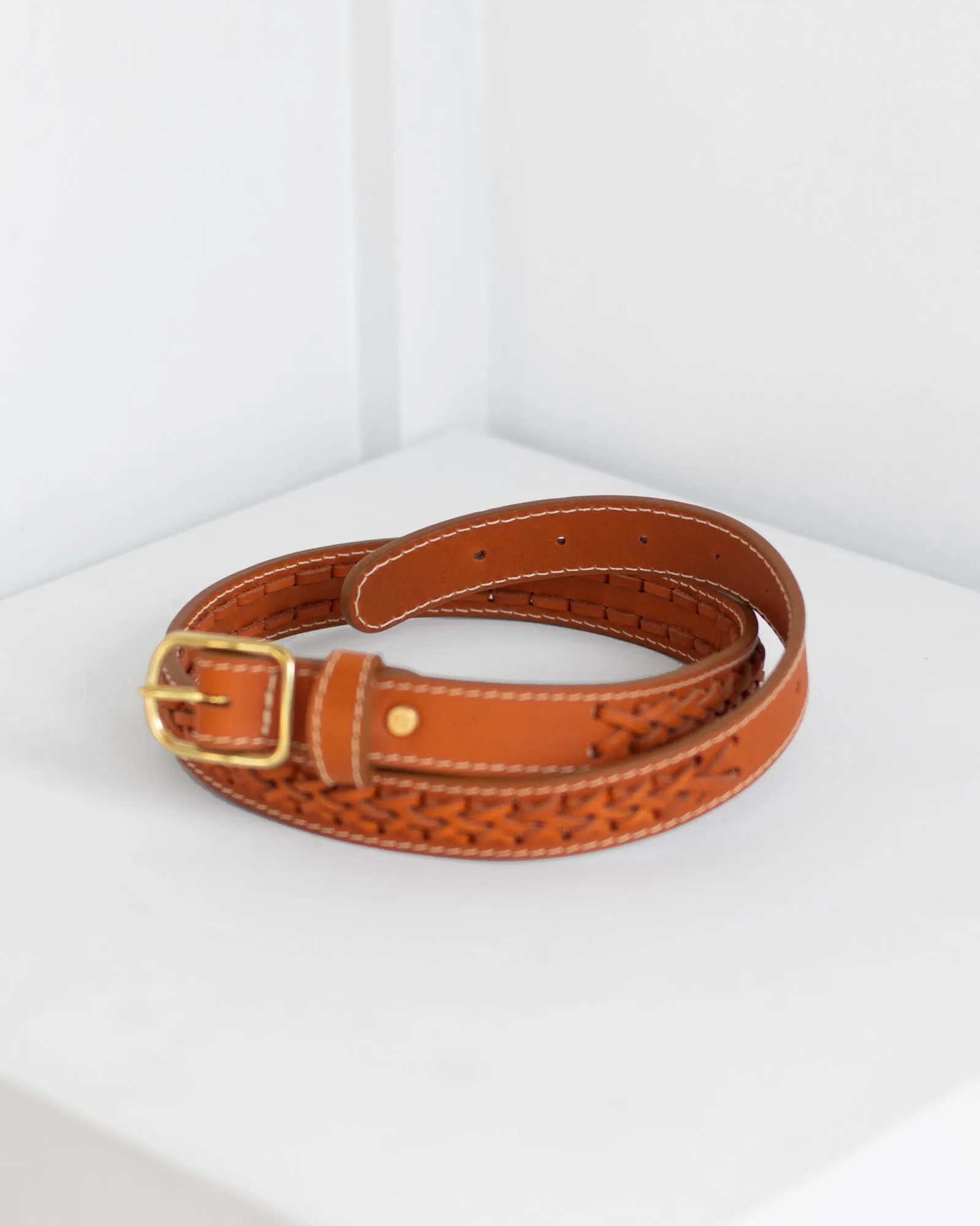 Lindquist - Braided Belt in Honey Vachetta sold by Mary MacGill product image thumbnail 4