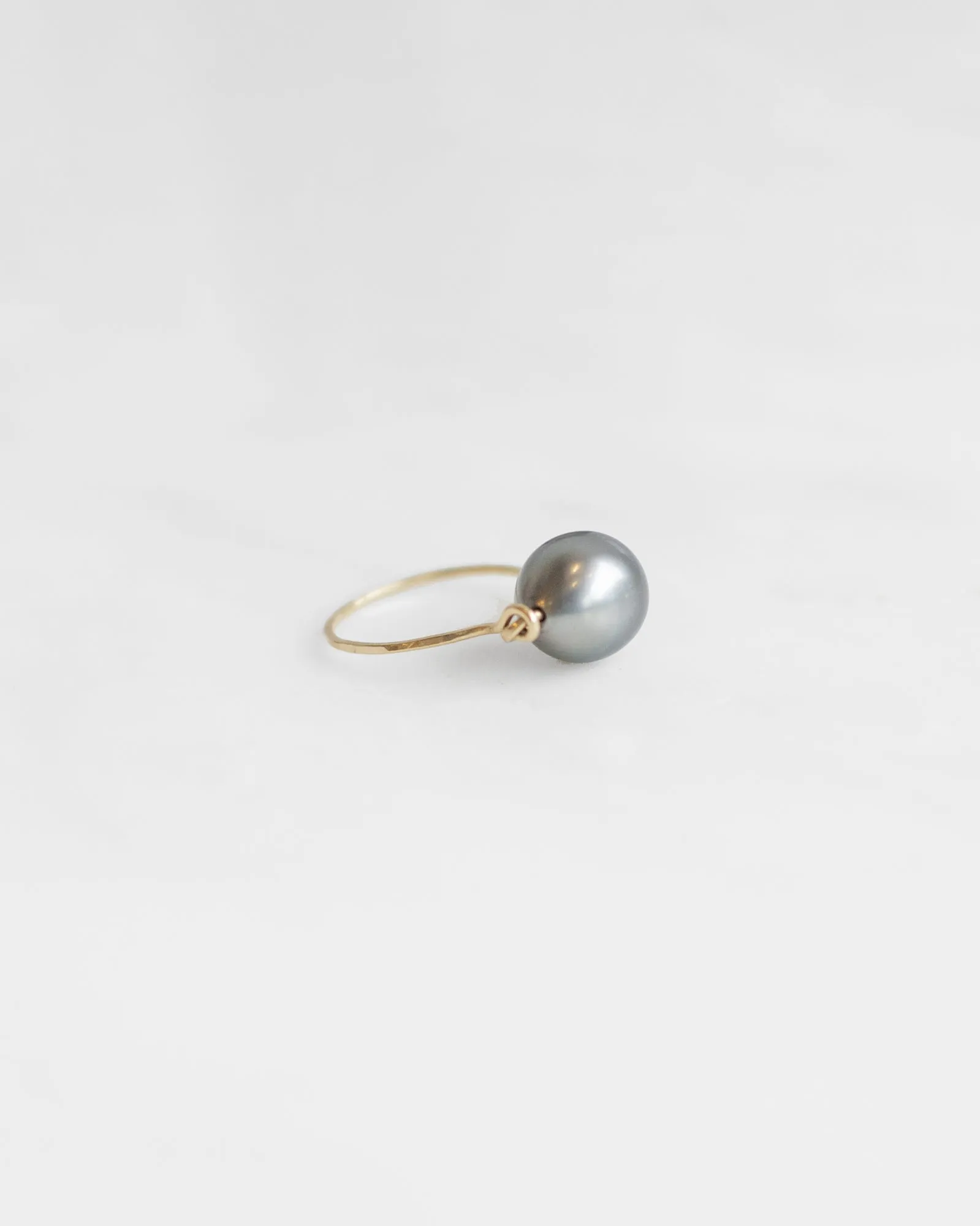 14K Charcoal Tahitian Pearl Ring sold by Mary MacGill product image thumbnail 3