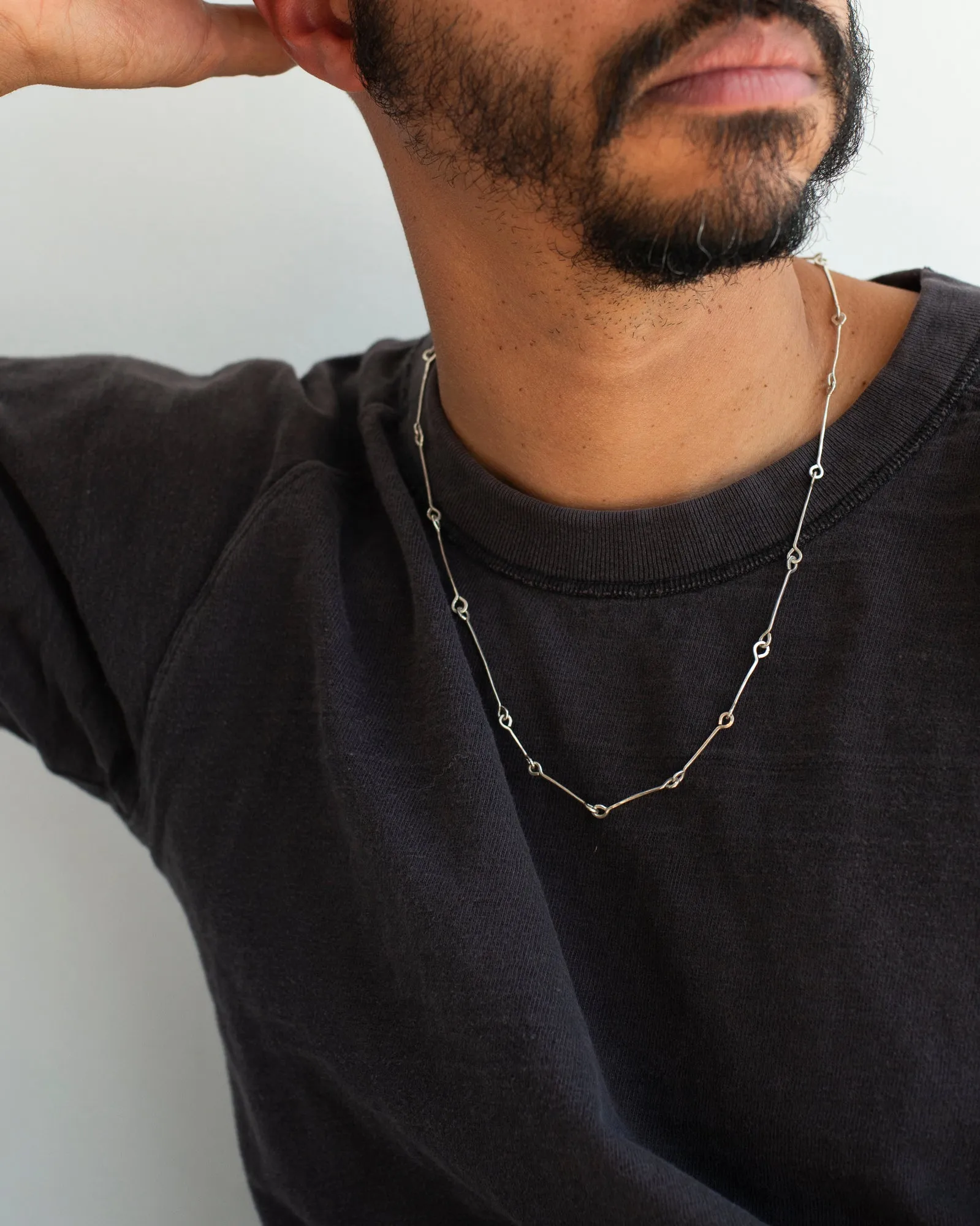 Sterling Bone Chain Necklace - Thin sold by Mary MacGill product image thumbnail 2