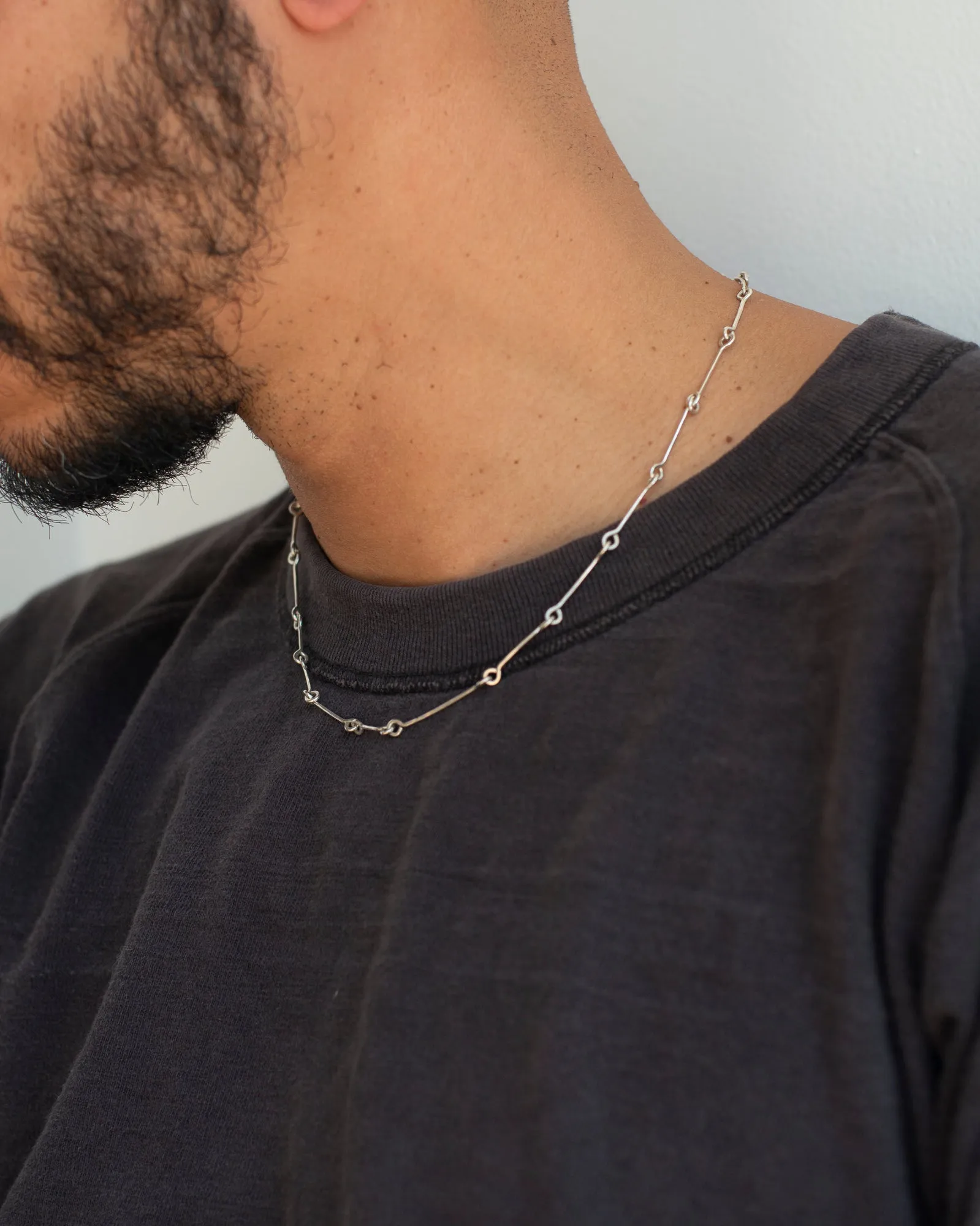 Sterling Bone Chain Necklace - Thin sold by Mary MacGill product image thumbnail 3