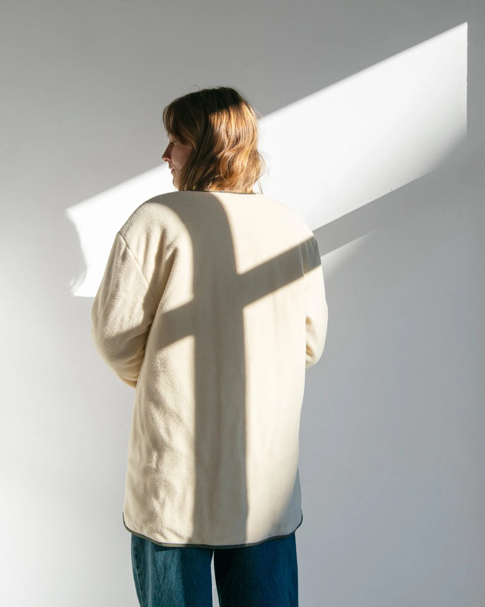 Mijeong Park - Reversible Padded Jacket in Olive/Cream sold by Mary MacGill product image thumbnail 5