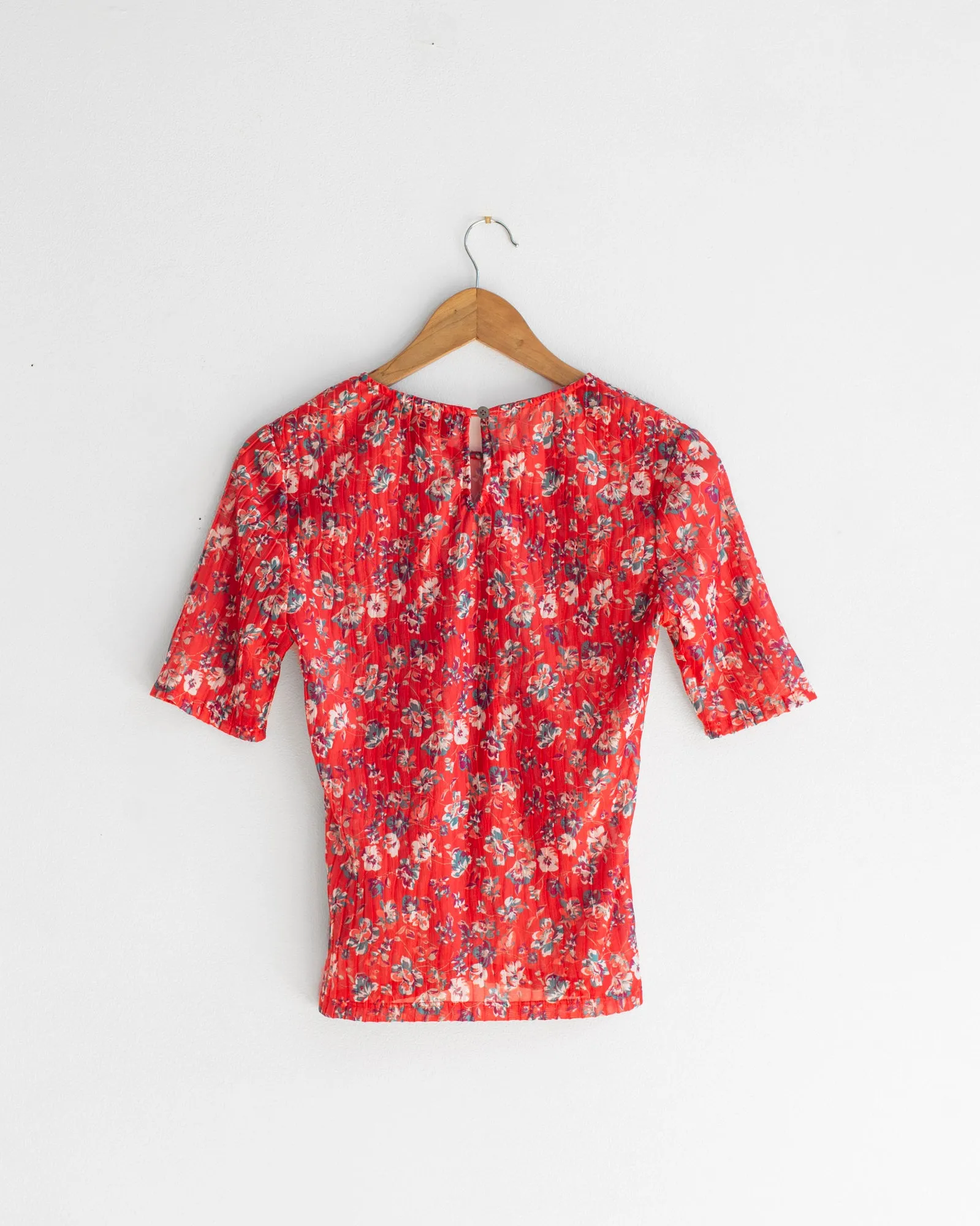 No. 6 - Carine Top in Red Wisteria sold by Mary MacGill product image thumbnail 4