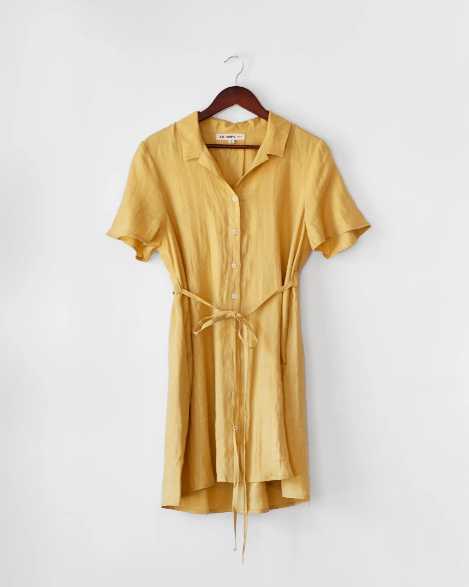 Zii Ropa - Francis Dress in Marigold sold by Mary MacGill