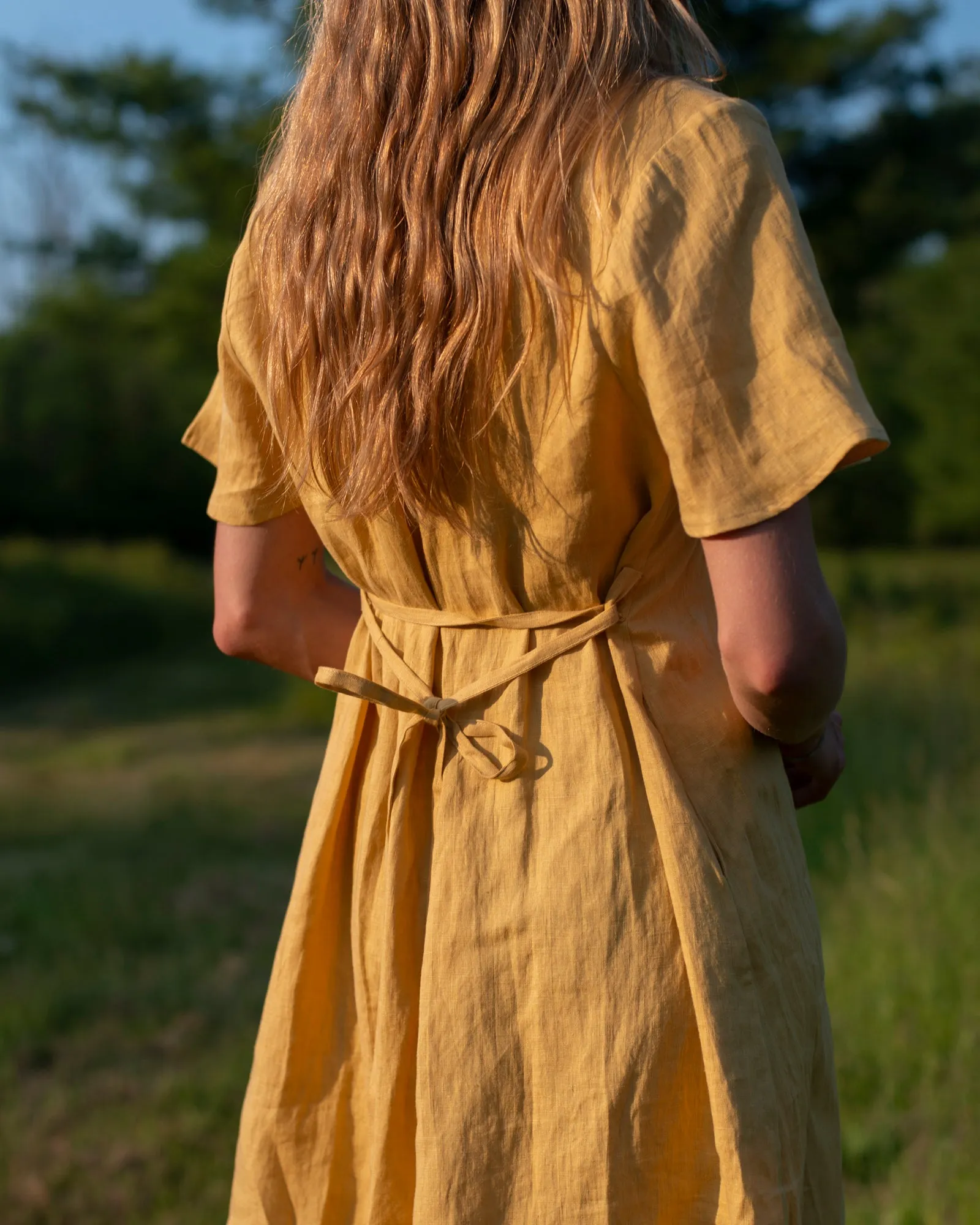 Zii Ropa - Francis Dress in Marigold sold by Mary MacGill product image thumbnail 4