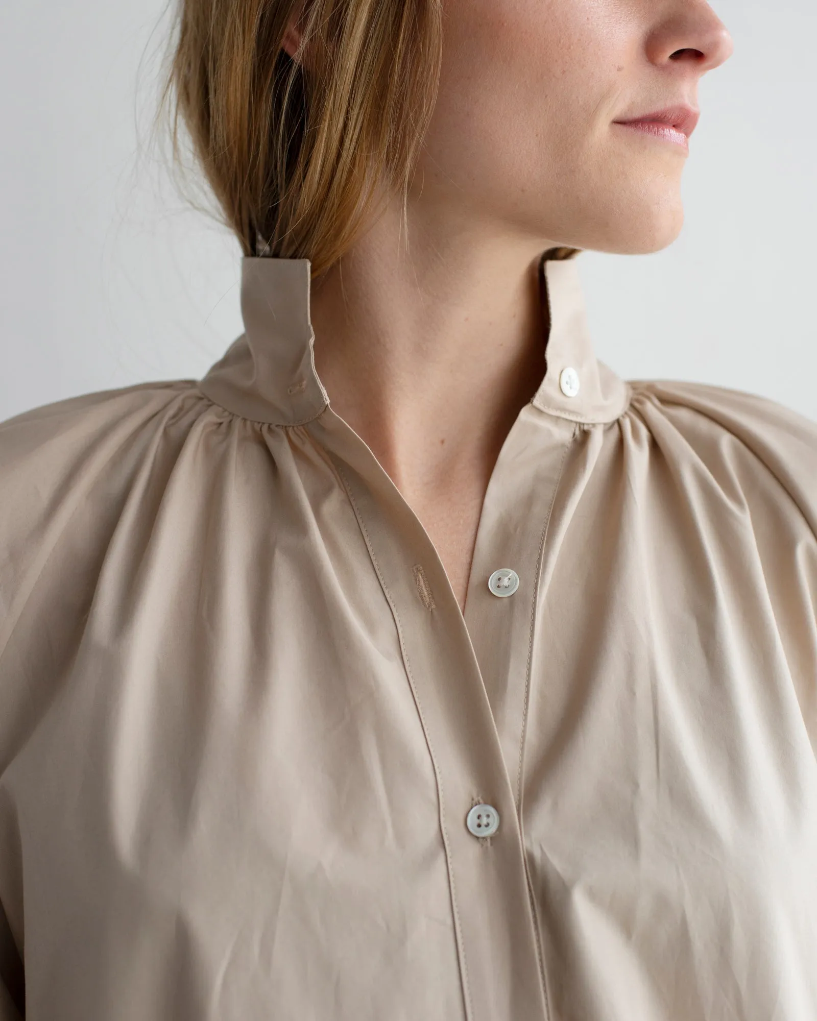 Organic by John Patrick - The Rainer Dress in Khaki sold by Mary MacGill product image thumbnail 5