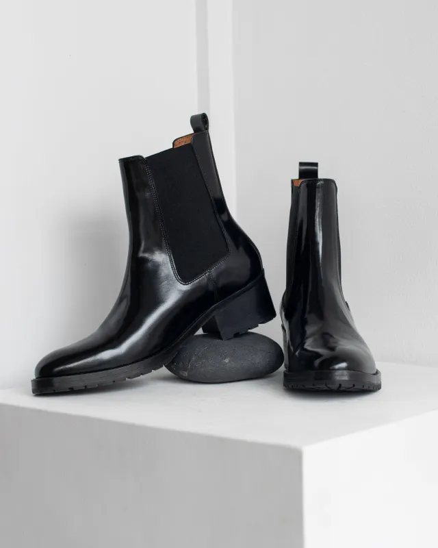 Anthology Paris - Polido boots in Noir sold by Mary MacGill