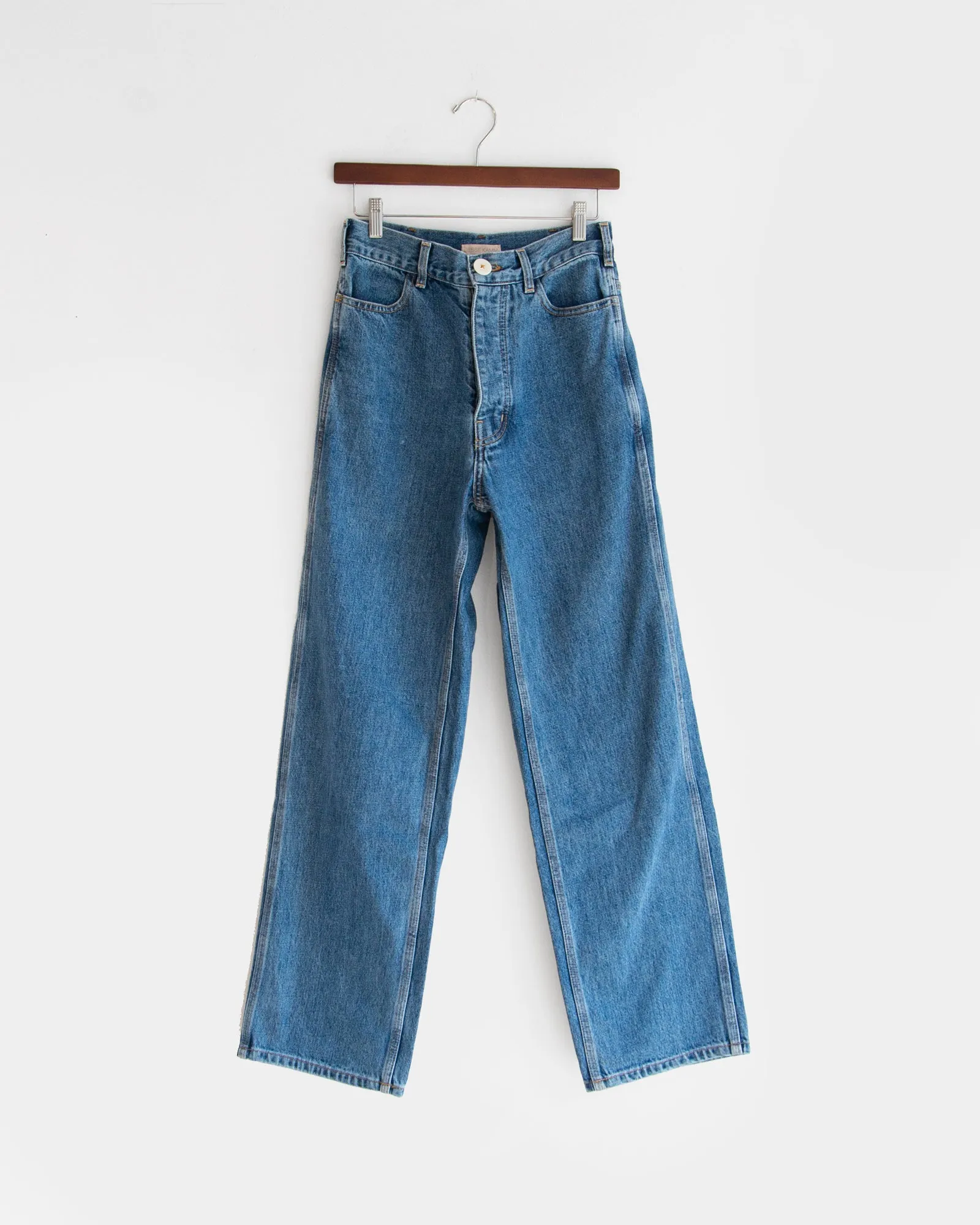 Jesse Kamm - 225 Pants in Cowboy Blue Japanese Denim sold by Mary MacGill product image thumbnail 3