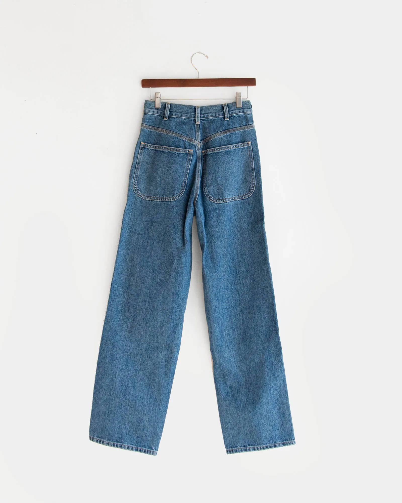 Jesse Kamm - 225 Pants in Cowboy Blue Japanese Denim sold by Mary MacGill product image thumbnail 5