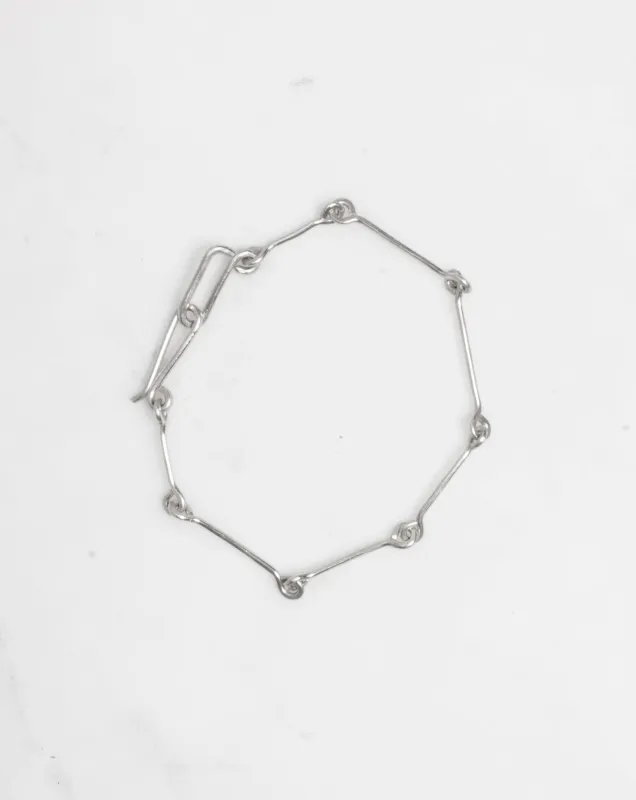 Sterling Bone Chain Bracelet made by Mary MacGill