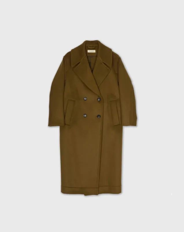 Sayaka Davis - Double Faced Coat in Coffee sold by Mary MacGill