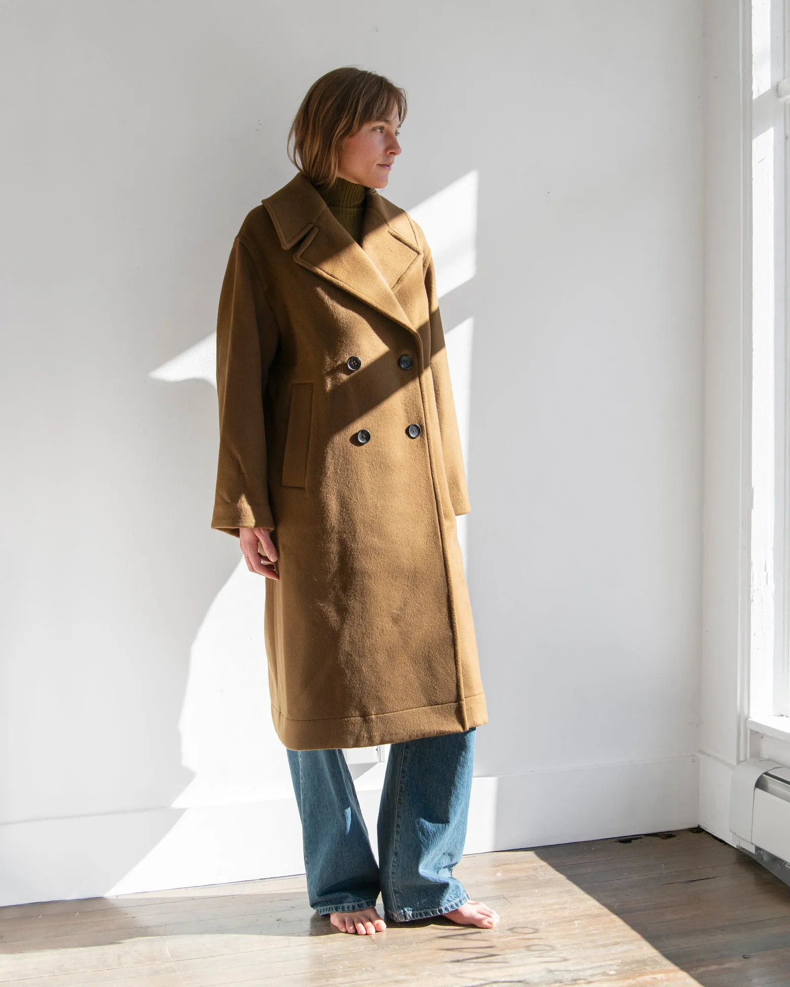 Sayaka Davis - Double Faced Coat in Coffee sold by Mary MacGill product image thumbnail 2