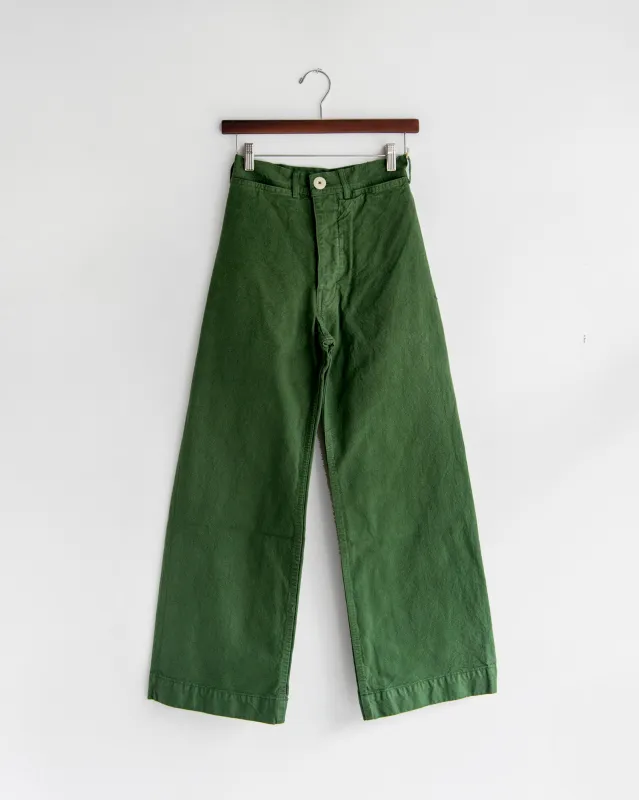 Jesse Kamm - Sailor Pant in Olive sold by Mary MacGill