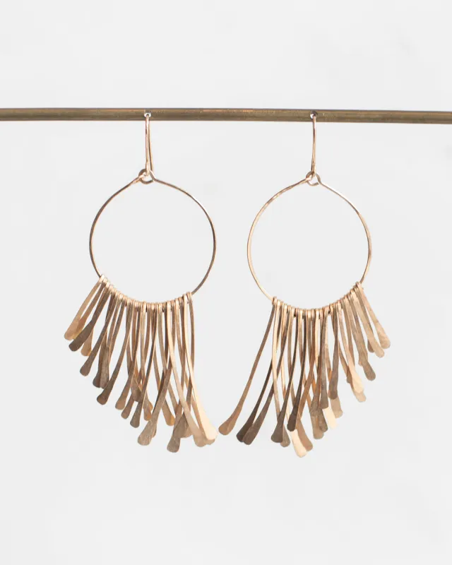 Fringe Earrings made by Mary MacGill