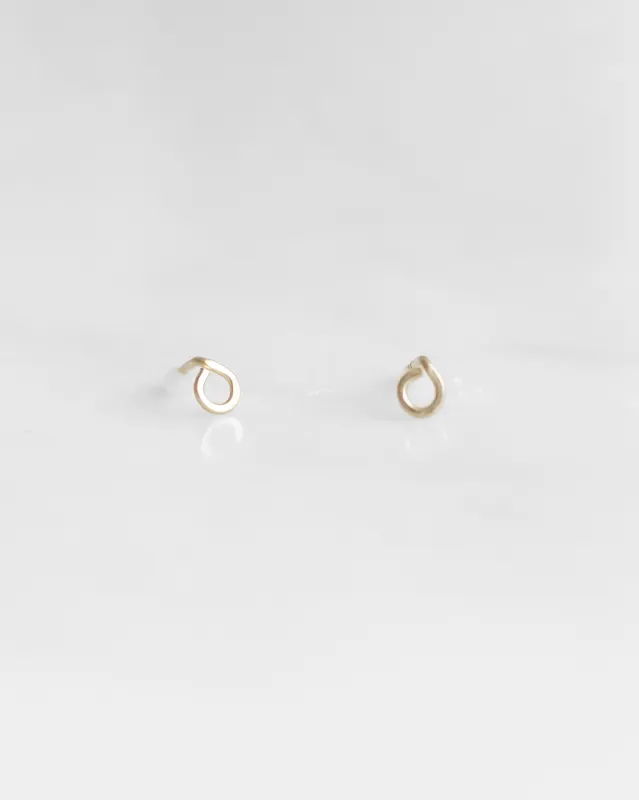 14K Loop Studs made by Mary MacGill