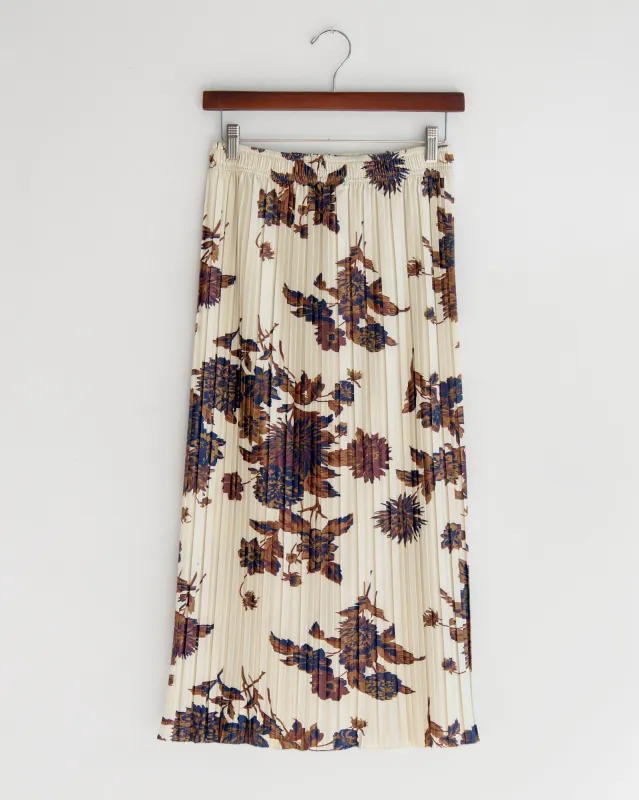 No. 6 - Kotomi Skirt in Cream Brighton Floral sold by Mary MacGill