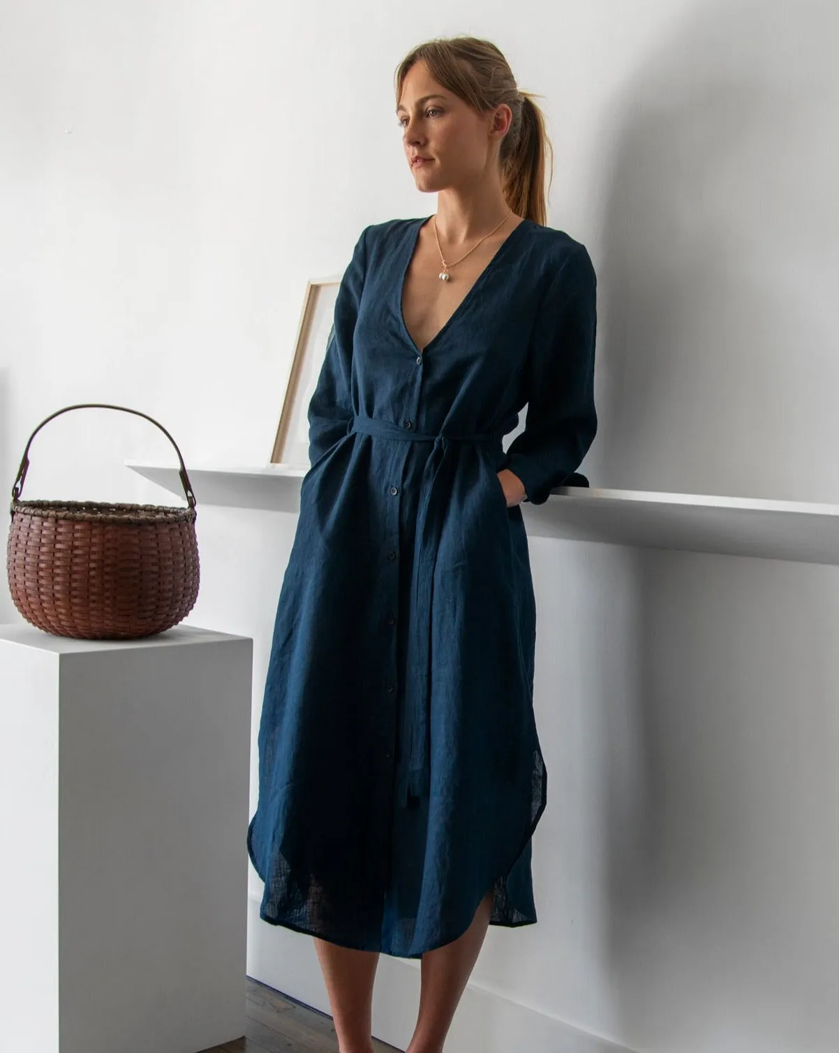 Zii Ropa - Beau Dress in Midnight sold by Mary MacGill