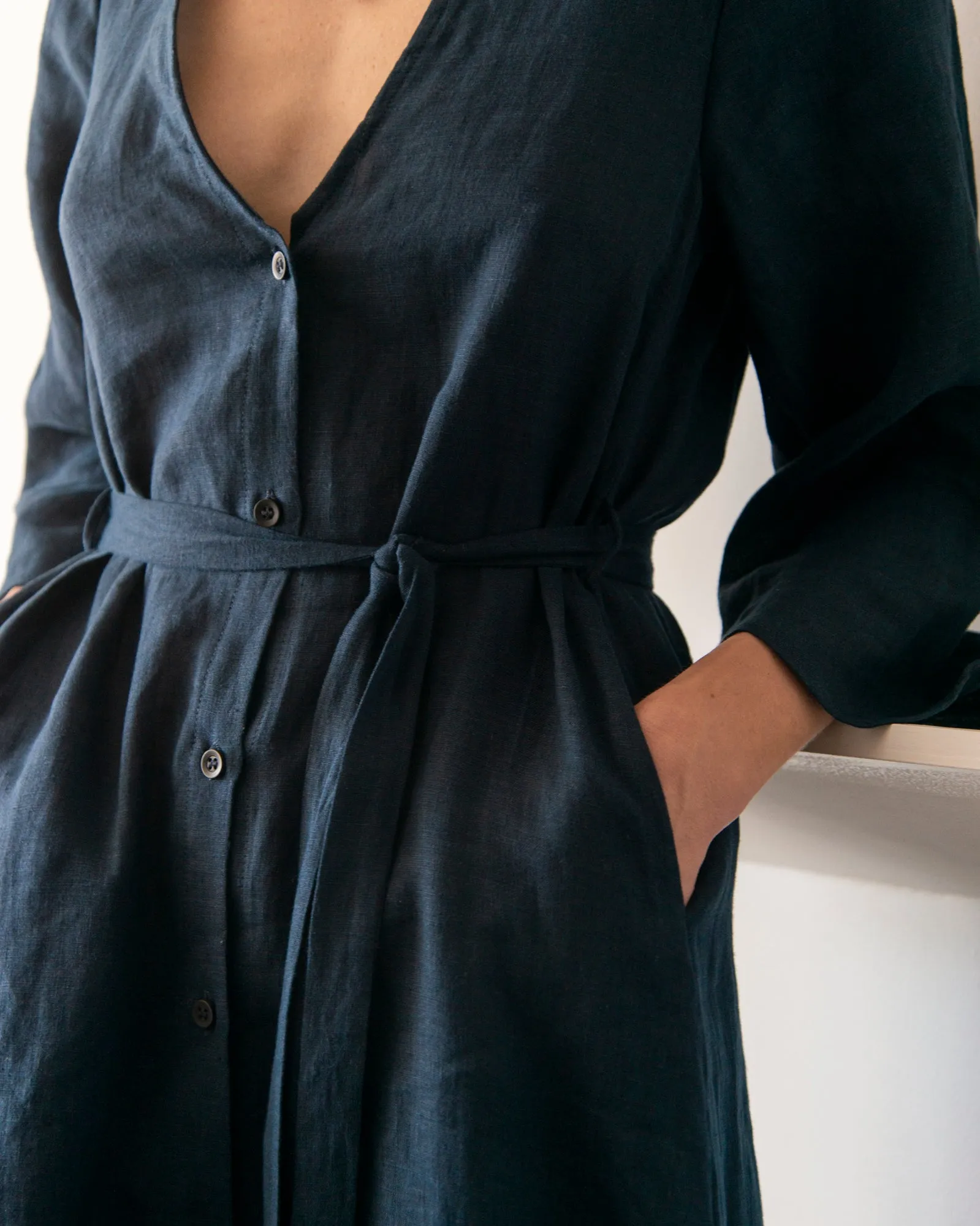 Zii Ropa - Beau Dress in Midnight sold by Mary MacGill product image thumbnail 2