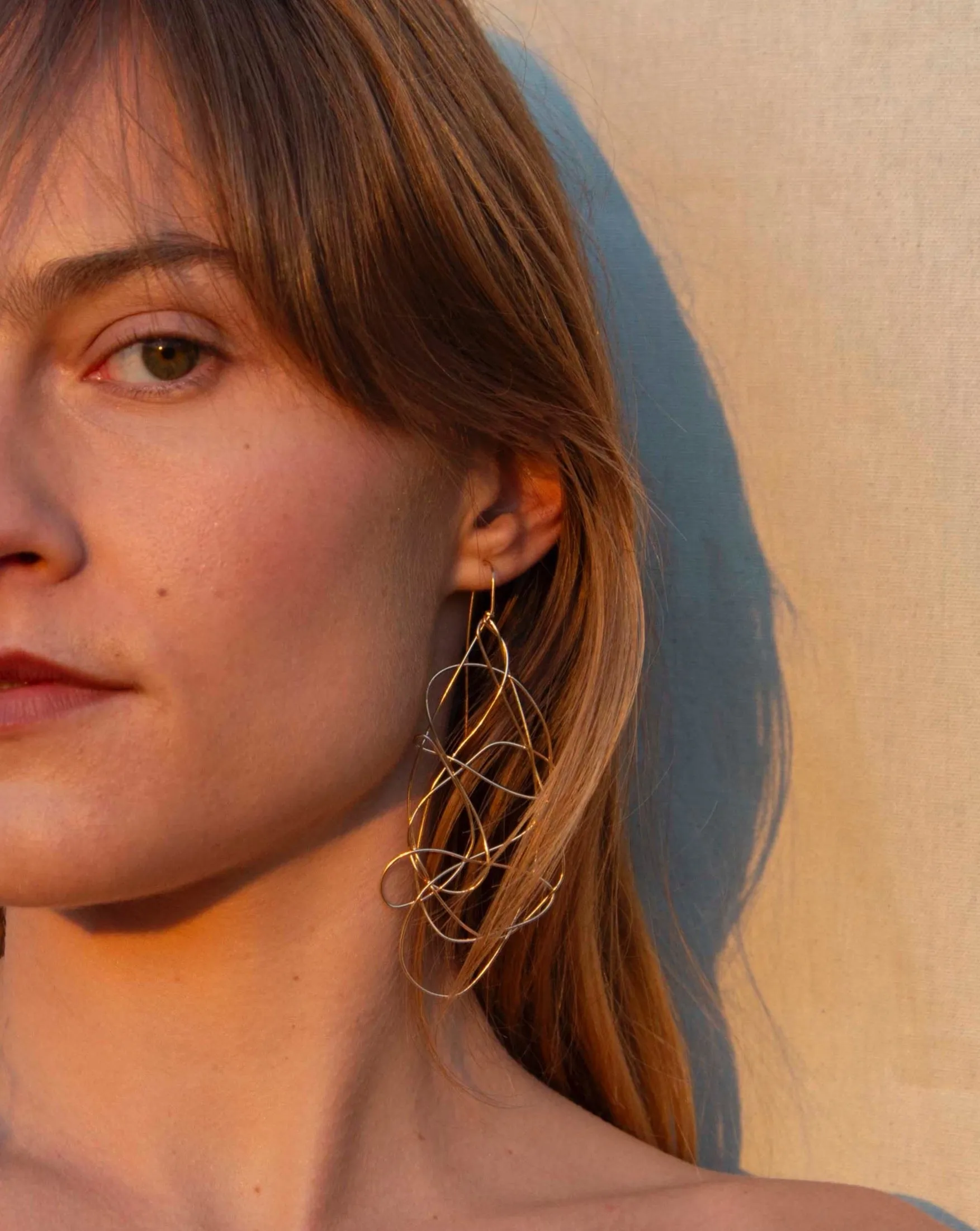 Line Drawing Earrings sold by Mary MacGill product image thumbnail 3