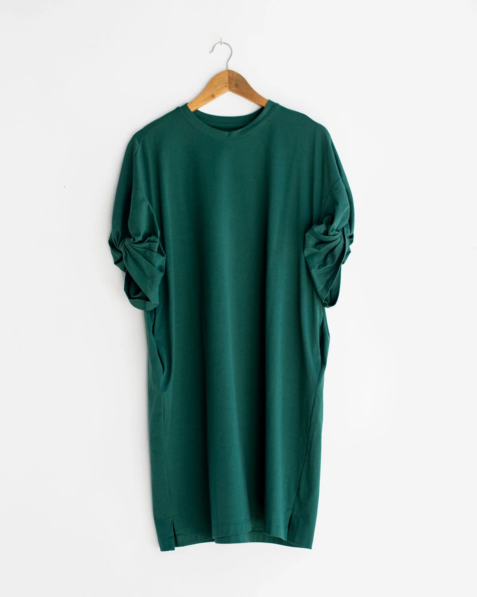 Sayaka Davis - Twisted Sleeve Mini Dress in Green sold by Mary MacGill