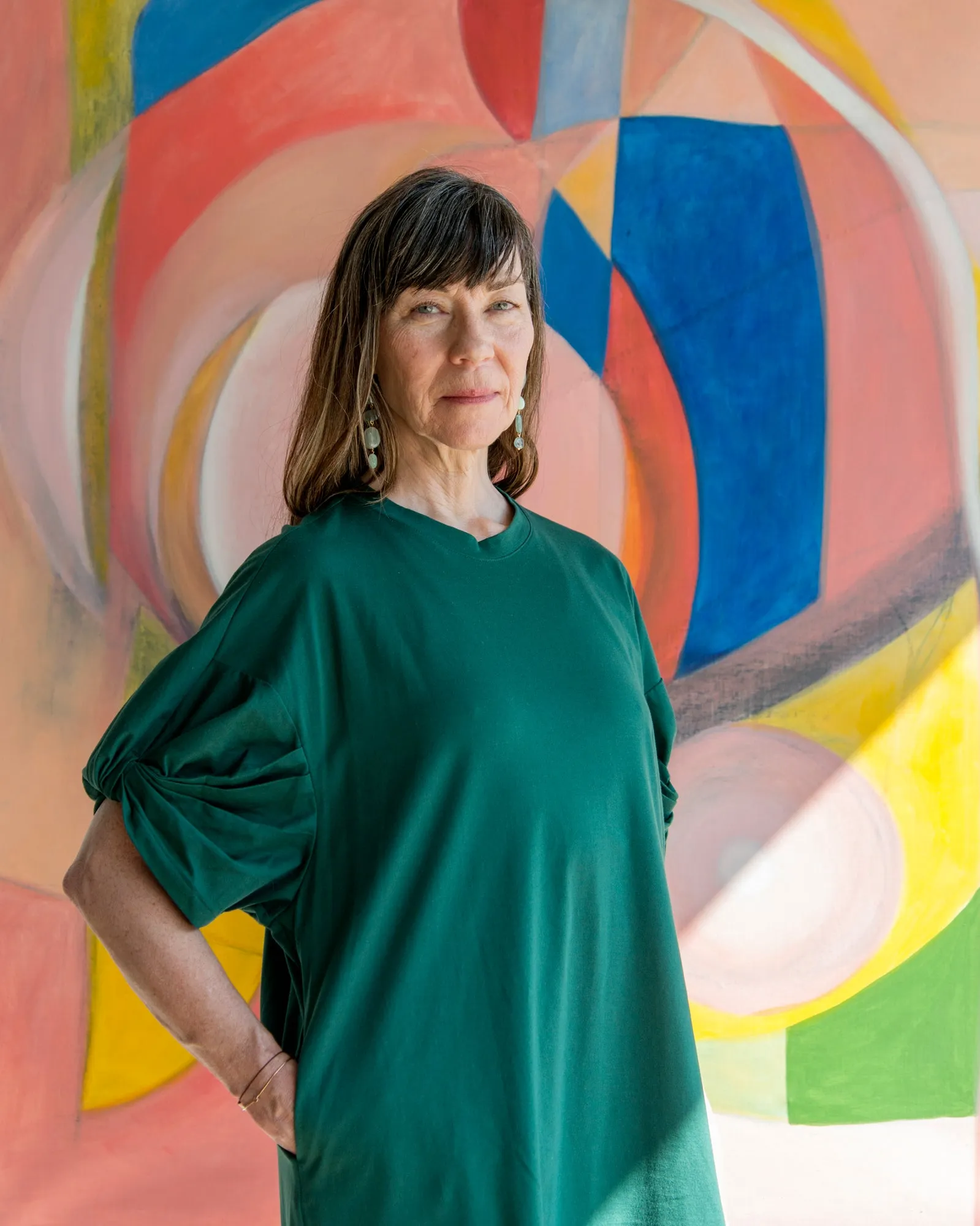 Sayaka Davis - Twisted Sleeve Mini Dress in Green sold by Mary MacGill product image thumbnail 3