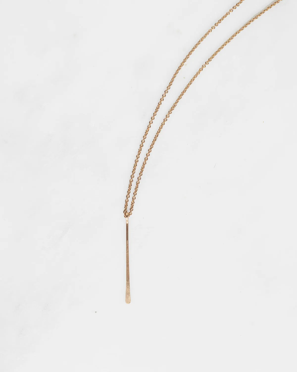 14K Single Fringe Necklace sold by Mary MacGill product image thumbnail 3