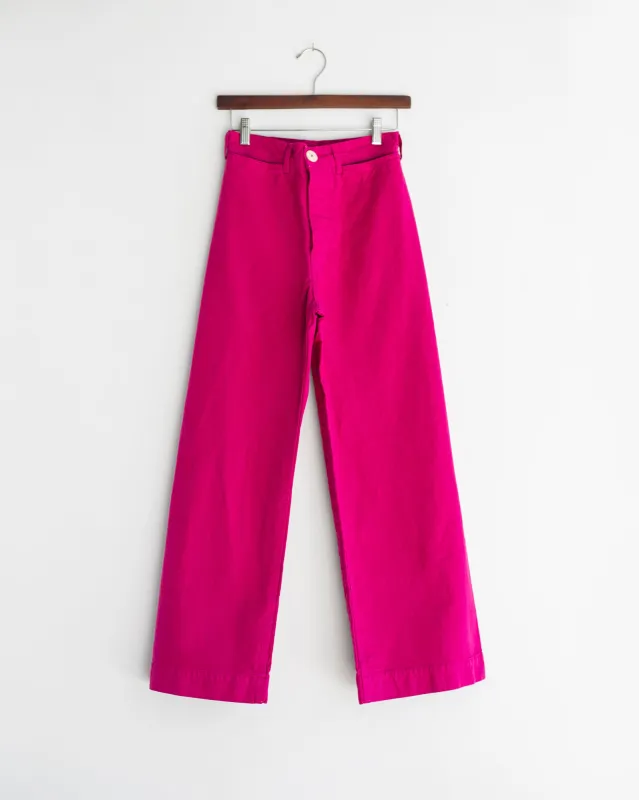 Jesse Kamm - Sailor Pant in Dragonfruit sold by Mary MacGill