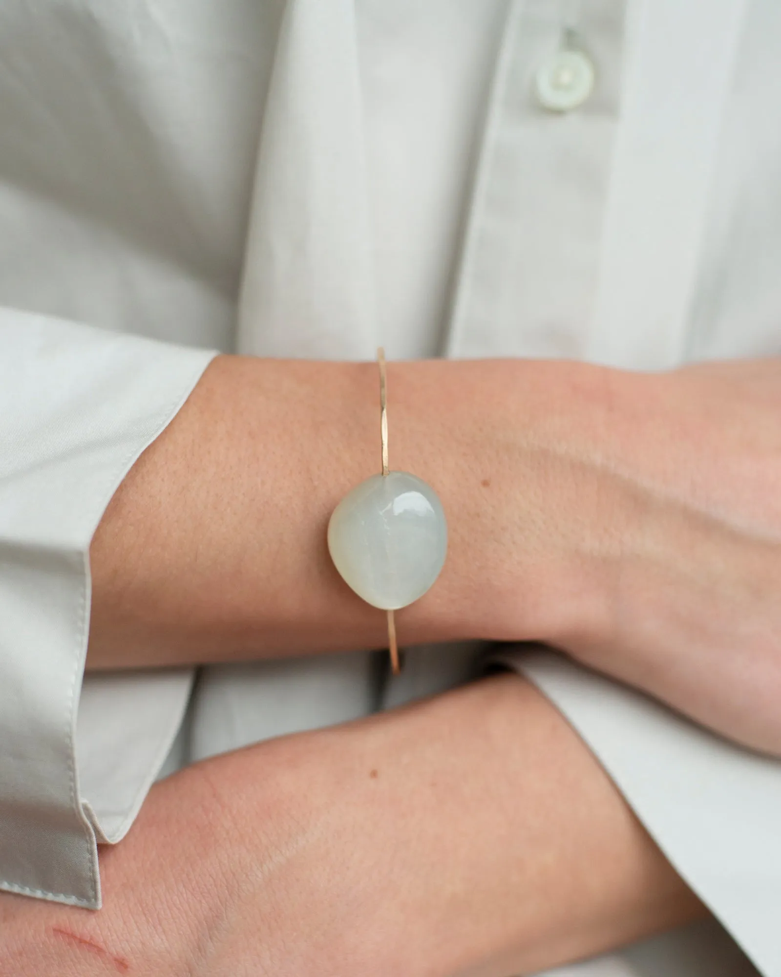 Ceylon Moonstone Cuff Bracelet sold by Mary MacGill