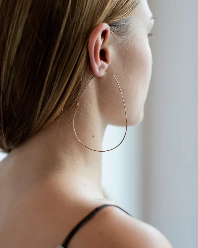 14K Egg Hoops sold by Mary MacGill