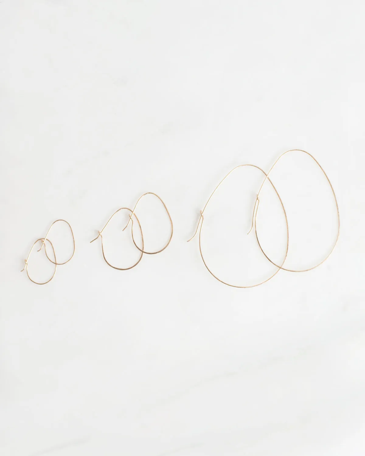 14K Egg Hoops sold by Mary MacGill product image thumbnail 2