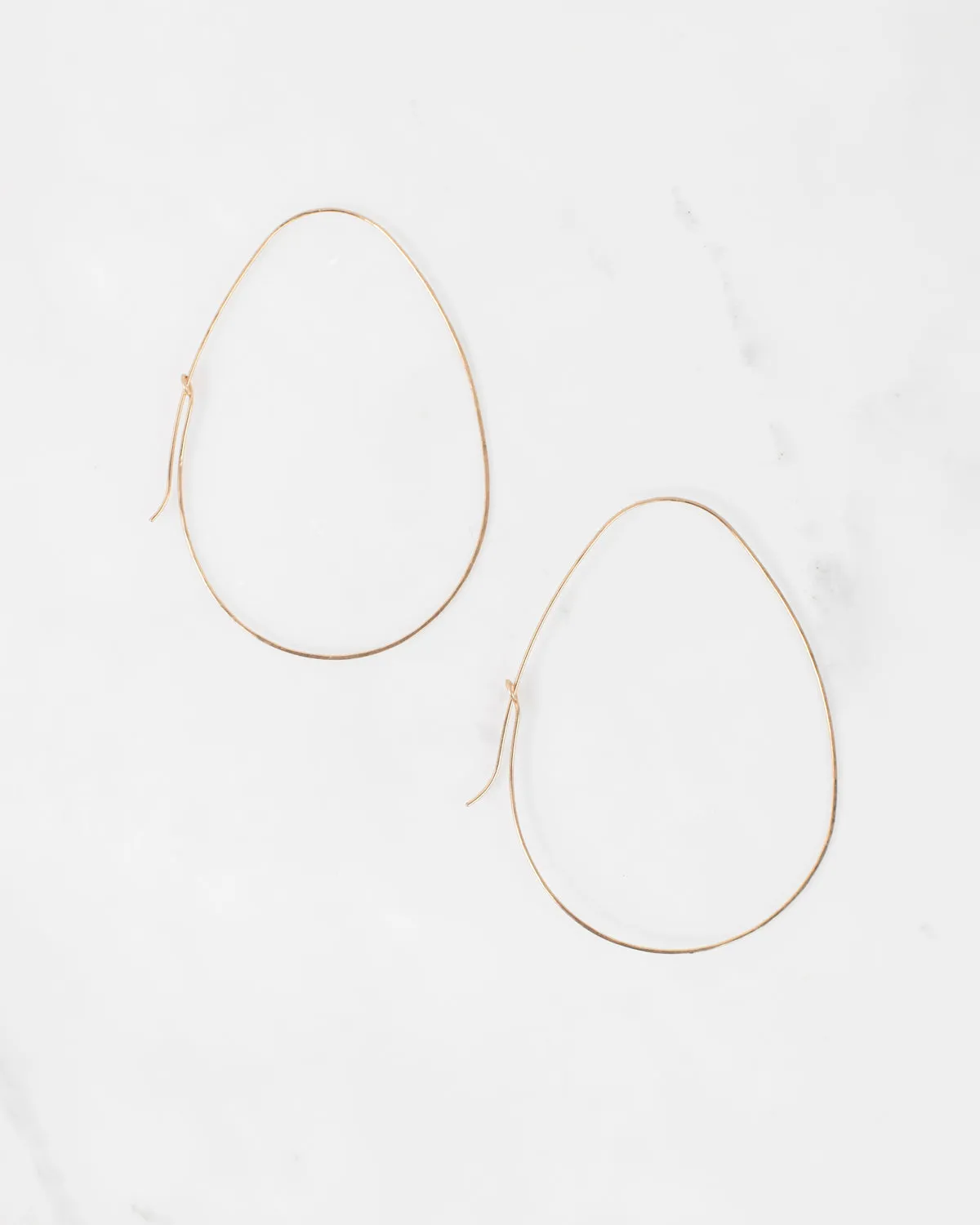 14K Egg Hoops sold by Mary MacGill product image thumbnail 4