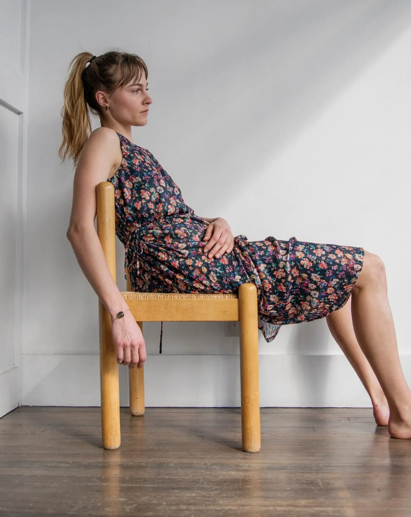 No.6 - Phoebe Dress in Black Wisteria sold by Mary MacGill