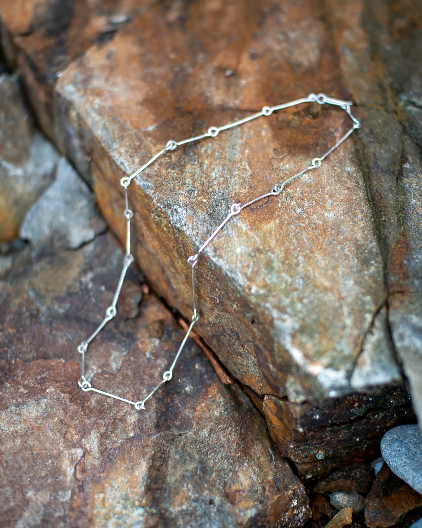 Sterling Bone Chain Necklace - Thick sold by Mary MacGill product image thumbnail 3