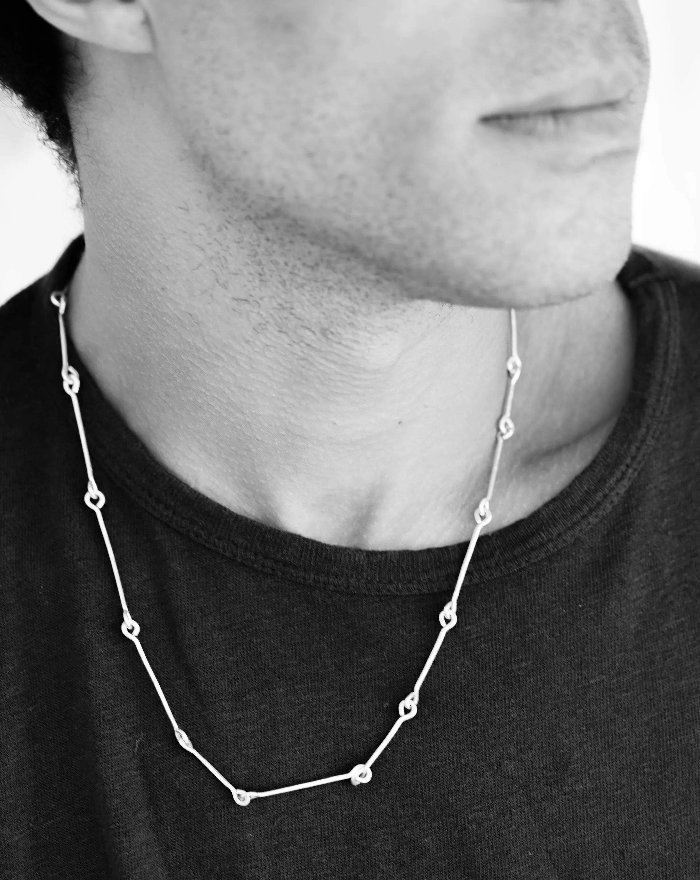 Sterling Bone Chain Necklace - Thick sold by Mary MacGill product image thumbnail 4