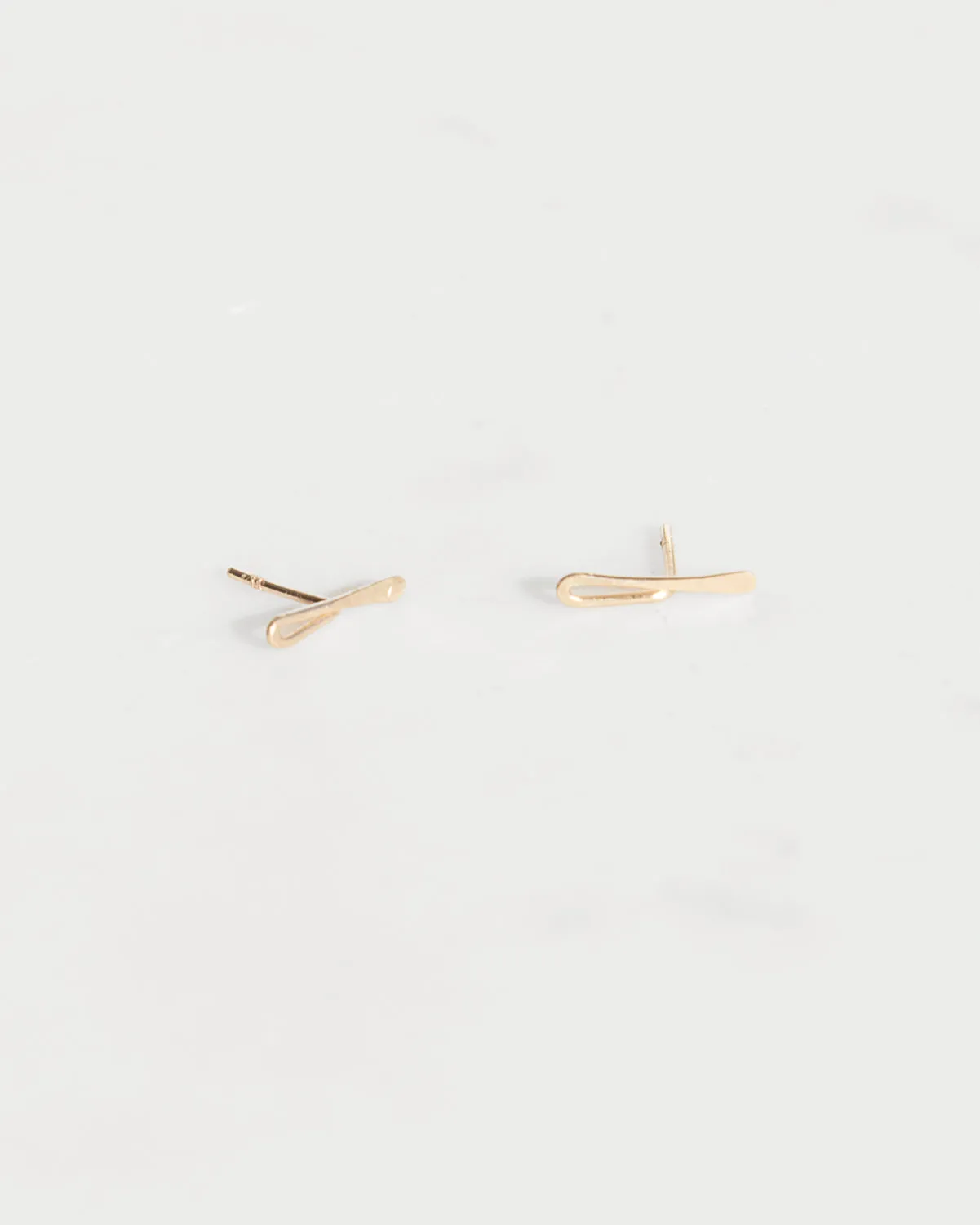 14K Tab Studs sold by Mary MacGill