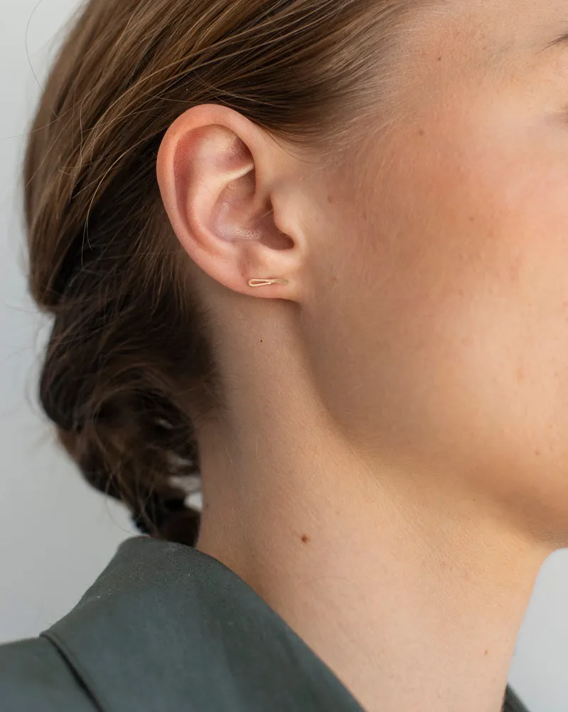 14K Tab Studs sold by Mary MacGill product image thumbnail 4