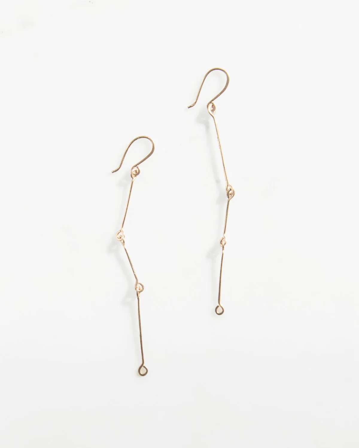 14K Bone Chain Earrings sold by Mary MacGill