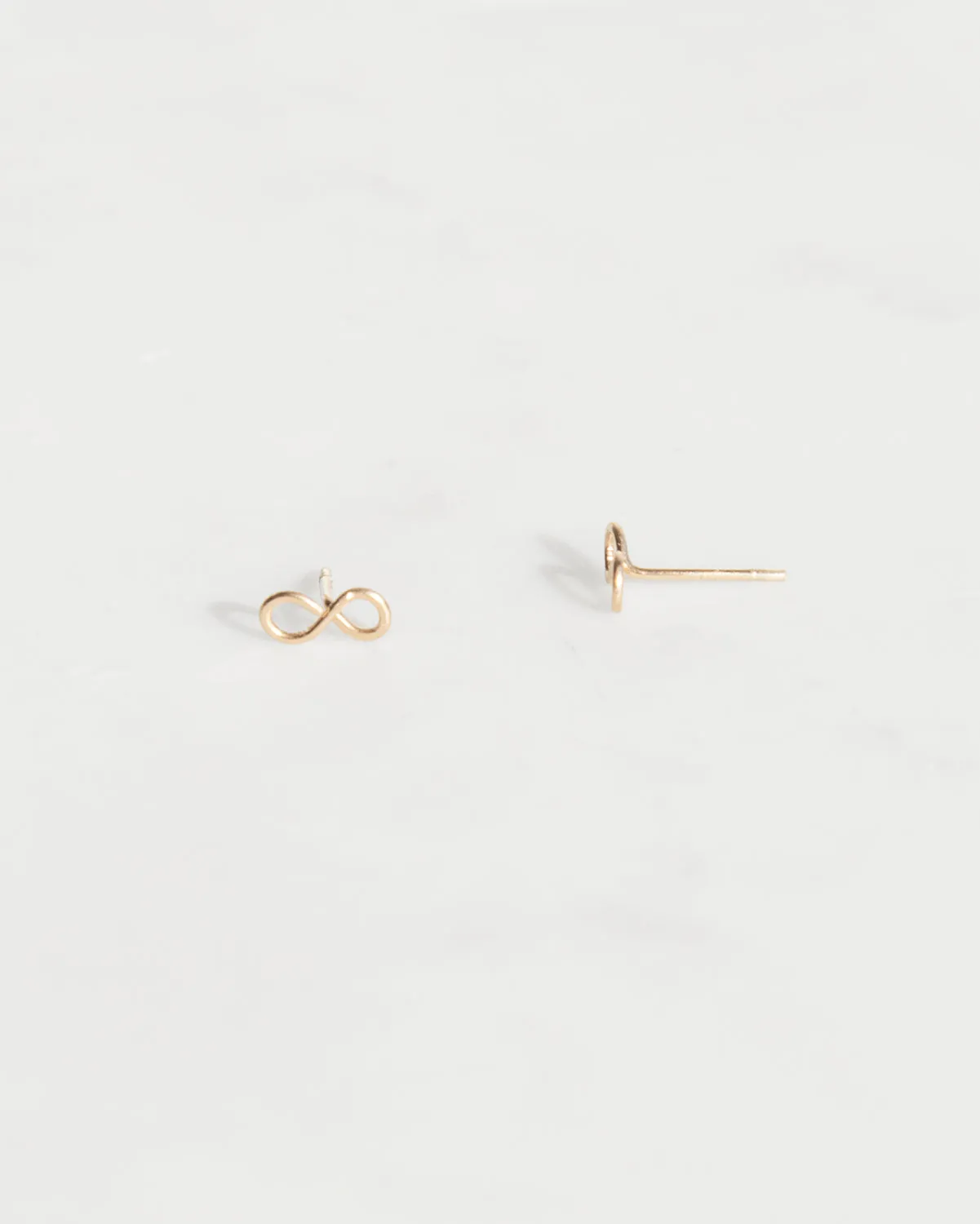 14K Infinity Studs sold by Mary MacGill product image thumbnail 3