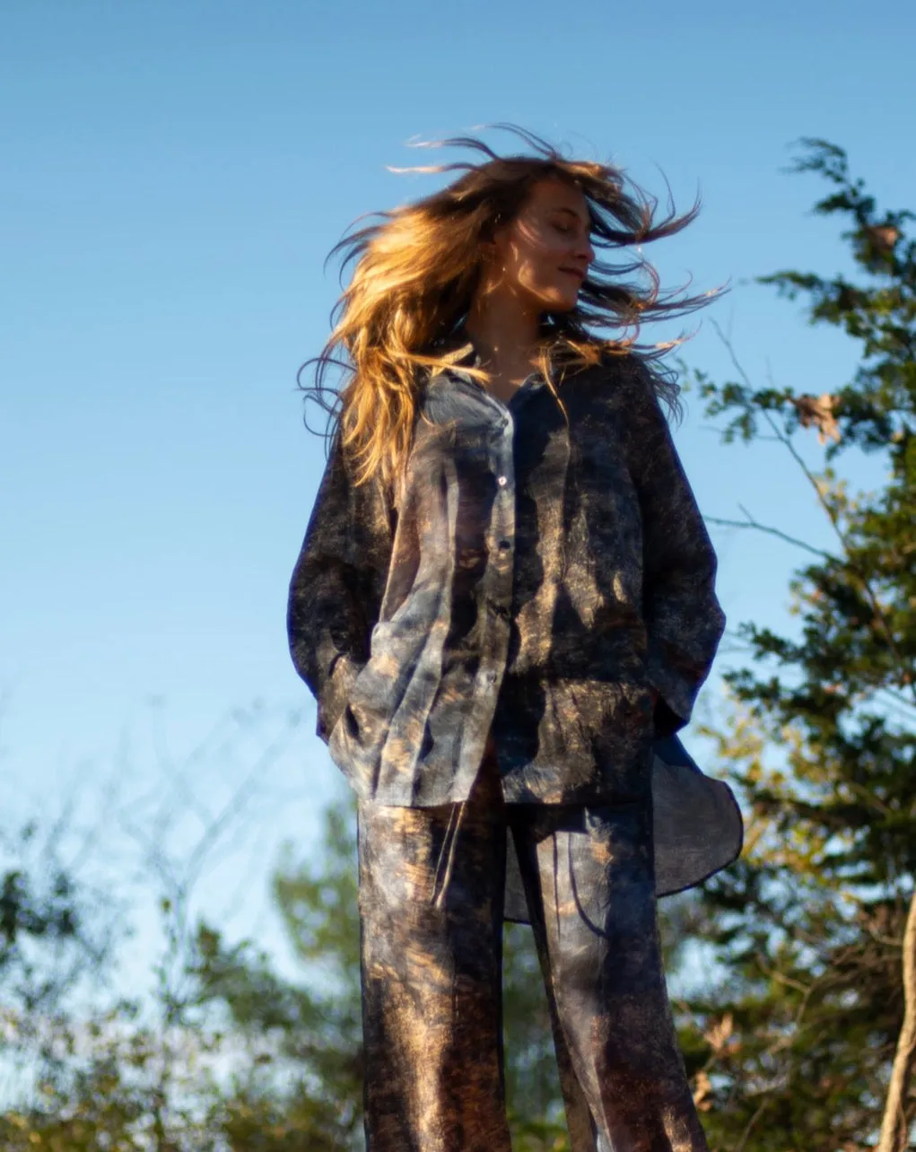 Sayaka Davis - Wide Sleeve Shirt in Print sold by Mary MacGill