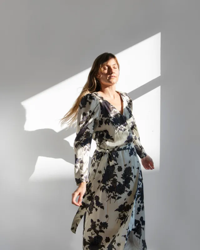 No. 6 - Franca Dress in Cream Brighton Floral sold by Mary MacGill