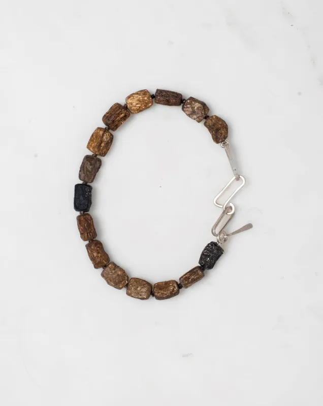 Bronzite & Pyrite Layering Bracelet sold by Mary MacGill