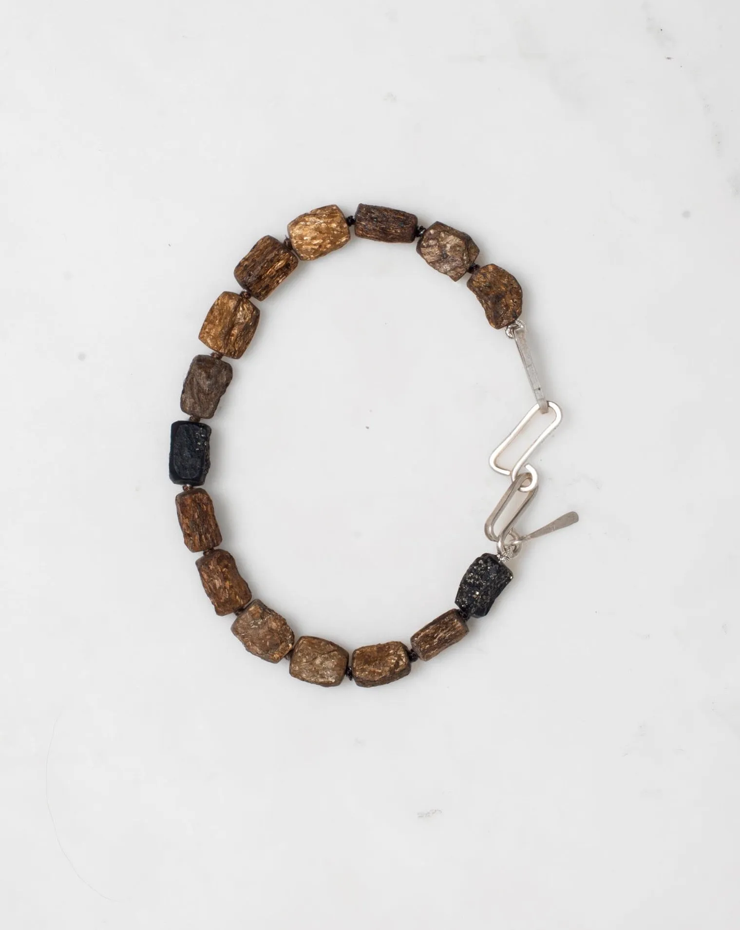 Bronzite & Pyrite Layering Bracelet sold by Mary MacGill