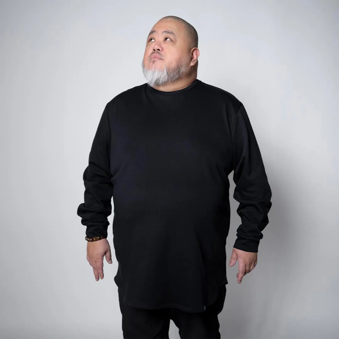 French Terry Crewneck Sweater - Black sold by One Bone product image thumbnail 4