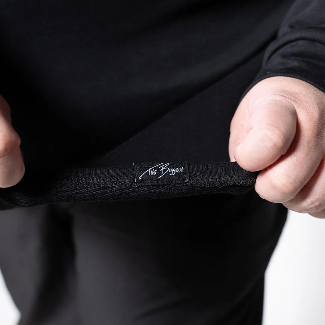 French Terry Crewneck Sweater - Black sold by One Bone product image thumbnail 3