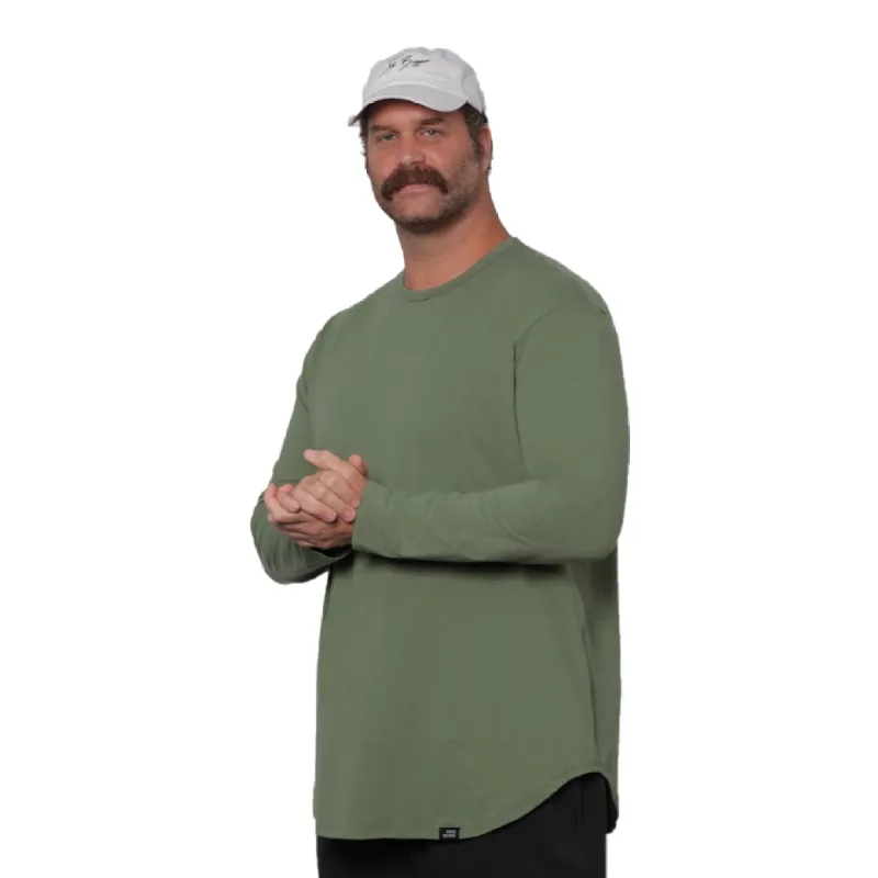 L/S Scoop - Battlefield Green sold by One Bone