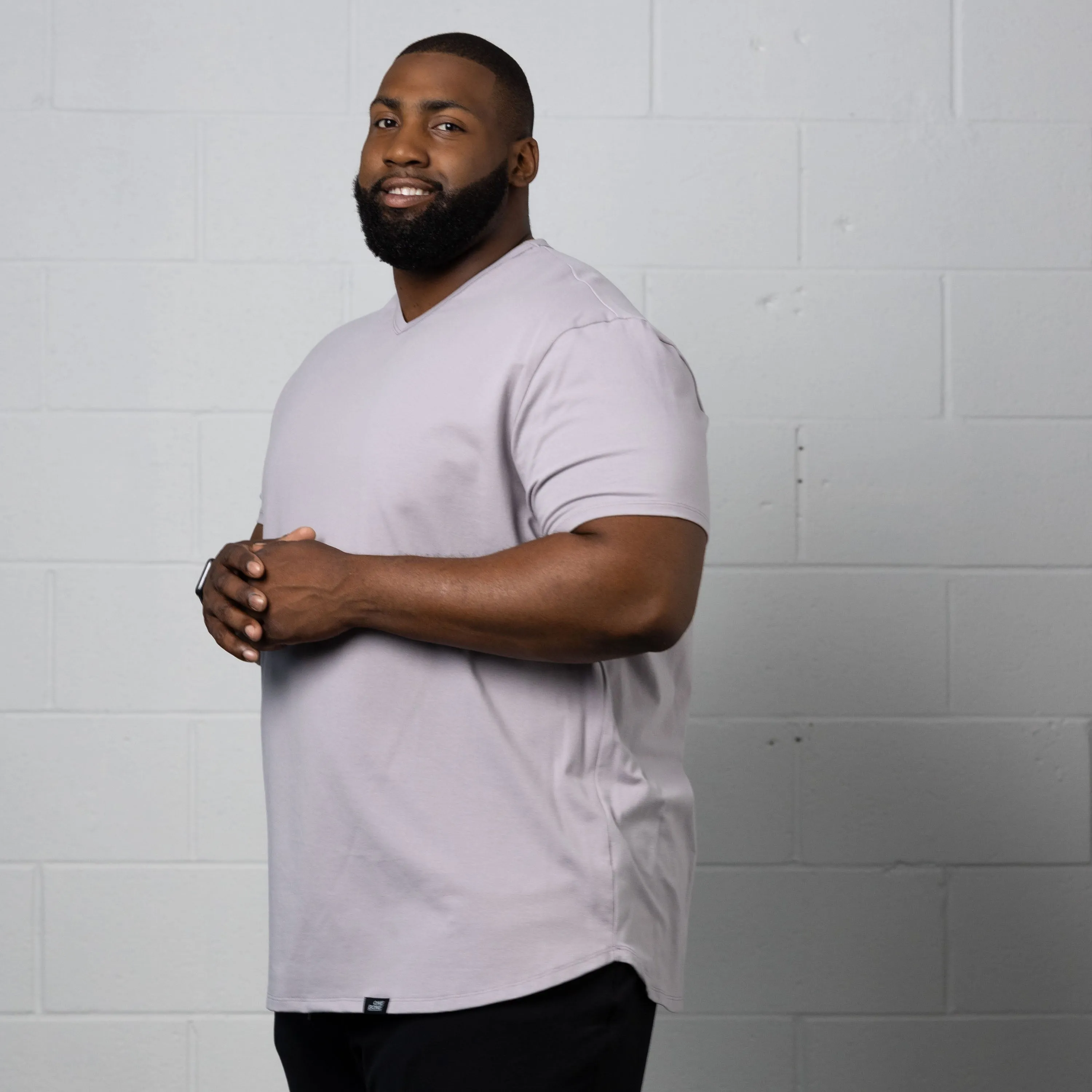 V-Neck - Grey Smoke sold by One Bone